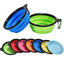 350mL Pet Folding Bowl Dog Supplies Outdoor Travel Portable Bowl Universal Food Bowl for Cats and Dogs Water Bowl