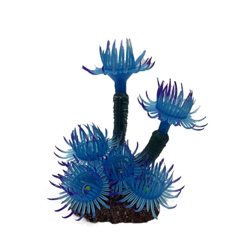 Artificial Underwater Coral Aquarium Fish Tank Simulation Decoration Aquarium Backgrounds Plants Water Flower Beautiful New
