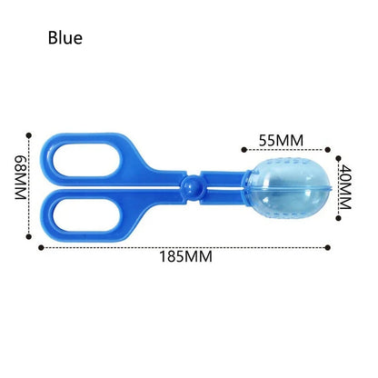 Aquairum Reptile Clip Transparent Tongs Lizards Tortoise Spider Reptile Bread Worms Cleaning Tool Pet Raising Feeding Accessory