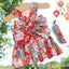 2023 New Pet Dog Harness and Leash Vest Breathable Checked Bowknot Cat Dress Teddy Bichon Dog Clothes Spring and Summer Outdoor