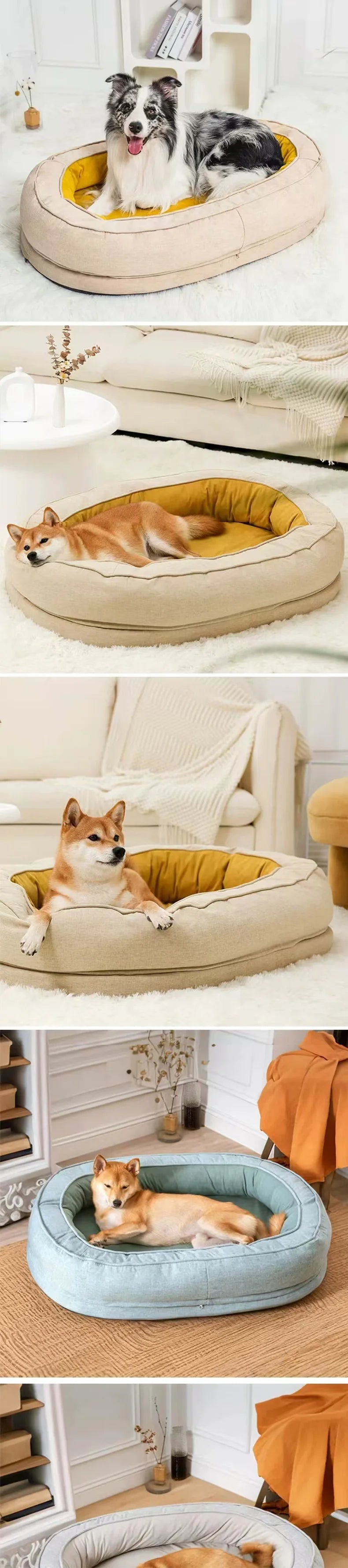 Shiba Inu special kennel, fully removable and washable, German Shepherd Bianmu Golden Retriever high-end thickened and advanced