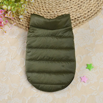 Winter Pet Puppy Dog Cat Clothes Ultralight Kitten Cat Down Coat Jacket Soft Warm Cotton Vest for Kitten Fat Cat Sport Clothing