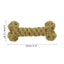 Uxcell Dogs Chew Toys Teeth Cleaning Cotton Rope Puppy Teethings Chewer Durable Braided Bite Resistant Chewing Doll Pet Supplies