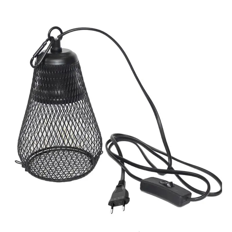 Reptile Anti-Scald Lamp Covers Heating Lamp Lampshade Ceramic Light Bulb Enclosure Safe And Durable Heating Lamp Lampshade For
