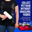 Pet Fur & Lint Roller With Self-Cleaning Base