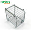Portable Storage Cage Foldable Logistics Roll Container Warehouse Security Stackable Nestable Wire Mesh Roll Cage
