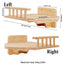 Cat Tree Tower Cat Hammock Cats House Scraper For Cat Stairway Corner Platform & Z-Shaped Channel For Cat Climbing & Training