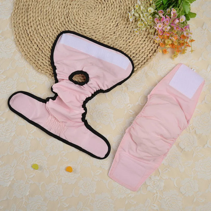 Reusable Sanitary Panties Washable Small Dog Pet Diapers Female Dogs Large Physiological Shorts Male Cats Pet Menstruation Pants