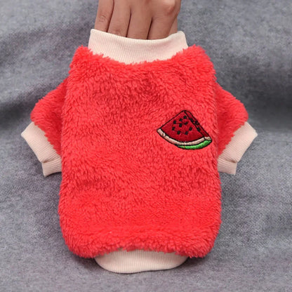 Pet dog Clothes Breathable Autumn and Winter Dog Clothes Durable Soft Dog Cute Print Puppy Clothes dog clothes for small dogs