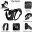 Dog Tuxedo Harness Breathable Engagement Birthday Valentines Costume Adjustable Bow Tie Pet Vest Harness for Small Medium Dogs