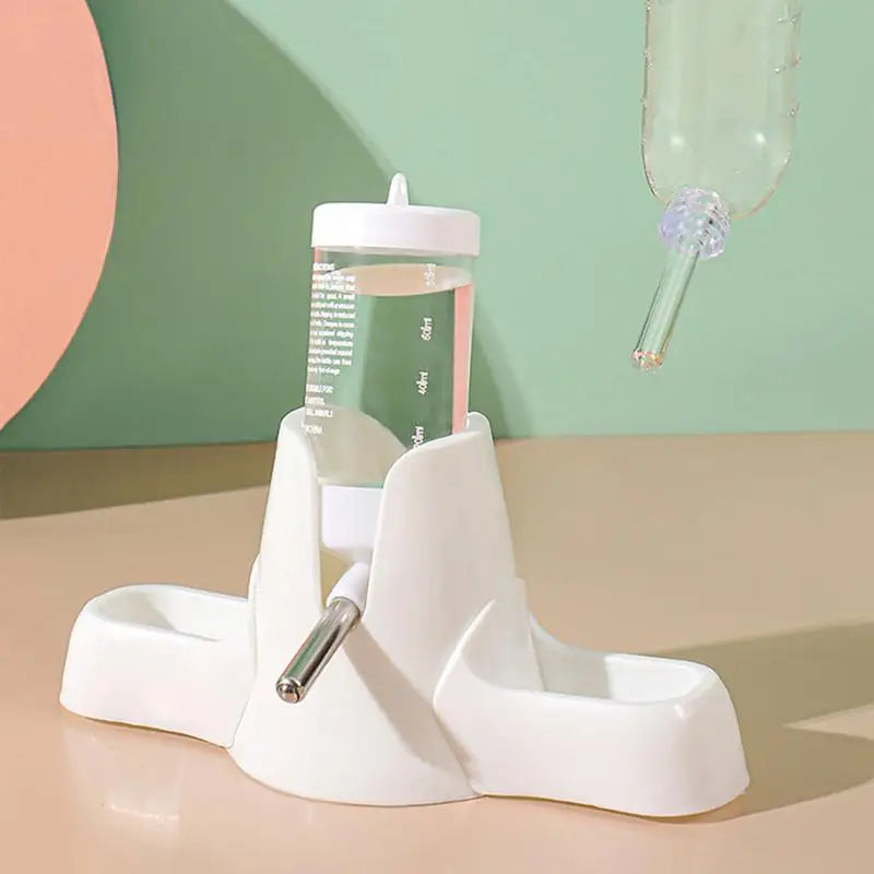 80/60ml Hamster Water Fountain Pet Water Bottle Gerbil Automatic Feeder Feeding Small Pet Water Dispenser Holder Suspension