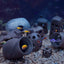 Great Ceramic Aquarium Decoration Fish Shrimps Shelter House Pottery Scorpion House Canister Simulation Stone Fish Tank Decor
