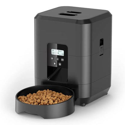 2L Automatic Pet Feeder Smart Food Dispenser For Cat And Dog Regular Quantitative Feeding With Record Feeding Bowl Pet Supplie