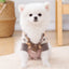 Luxury Cardigan Winter Warm Dog Clothes Dog Sweaters for Small Dogs Bear Print Puppy Coat Pet Sweatshirt Bichon Knitted Sweater
