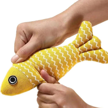 Cat Toy Catnip Fish Pet Chew Bite Toys For Cats Funny Interactive Soft Simulation Fish Kitten Training Playing Toy Cat Supplies