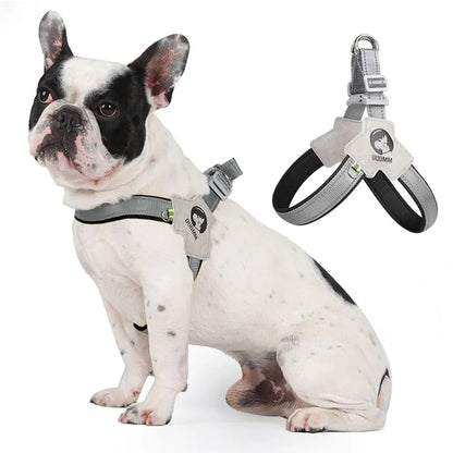 Breathable Y Shape Dog Harness Adjustable Step In Pet Harness Vest for Puppy Small Large Dog Chest Harness Reflective Dog Collar