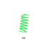 Pet cat toy spring jumping colored plastic cat spring rolling toy pet supplies