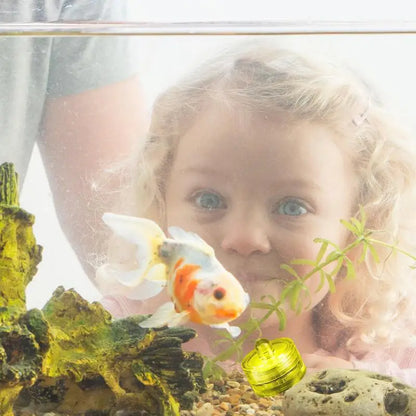 Waterproof LED Lights For Vases Flameless Battery Operated Pond Underwater Small Tealights Aquarium Decoration Novelty Lighting