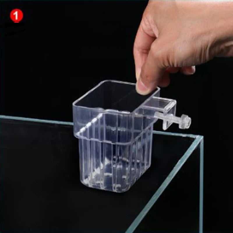 Aquarium Planting Basket Hydroponic Support Hangable Fish Tank Water Grass Cup Aquatic Plant Holder Wall Hanging Flower Pots