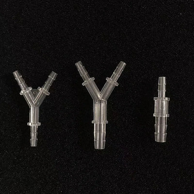 5pcs/lot 4mmY Shaped Plastic Connector 3 Ways Aquarium Fish Tank Air Pump Connector Control Valve Air Pipe Tubes Accessories