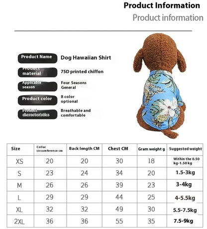 Pet Dog Clothes Cartoon Clothing Puppy Dogs Soft Vests Summer Shirt Casual T-Shirt for Small Middle Pet dog shirt Pet Supplies