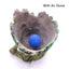Cute Tree Man Figurine Aquarium Decoration With Air Bubble Driftwood Statue Multifunction  Fish Tank Background Ornament Shelter