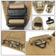 Large Dog Harness Collar Leash Molle Pouch Tactical Patches No-Pull Service Dog Harness Set for Small Medium Dog Training
