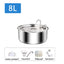 8L Large capacity stainless steel water dispenser with Sensor for dogs cats,Dog water fountain,Dog Cat Pet Water Feeder Bowl