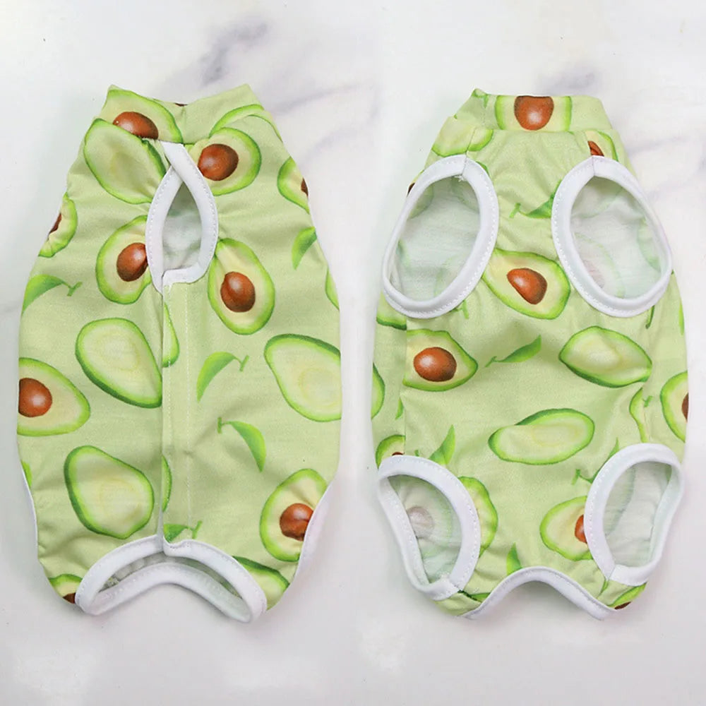 Cat Recovery Suit for Post Surgery Protection Anti-Licking Wound Kitten's Shirt Professional Cat Recovery Suit for After Spaying