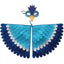 Kids Cosplay Costume Stage Performance Owl Peacock Wings Bird Felt Cape with Mask for Girls Boys Halloween Party Cloak