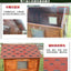 Outdoor Solid Wood Labrador Kennel Waterproof Small Medium Large Dog Cage Golden Retriever Teddy Kennel