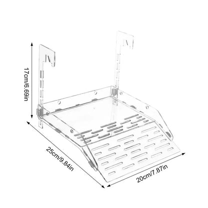 Turtle Basking Ramp Acrylic Transparent Climbing Ramp Aquarium Reptile Resting Terrace Turtle Tank Accessories For Lizards Frogs