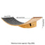 1 Piece Cat Wall Mounted Wood Frame Hammock and Platform with Scratching Post or Feeder Cat Living Playground Indoor Furniture