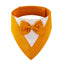 Pet Bow Tie Dog Collar Tuxedo Bandana Adjustable Formal Puppy Triangular Neck Wear for Wedding Birthday Dress-up Cosplay Party