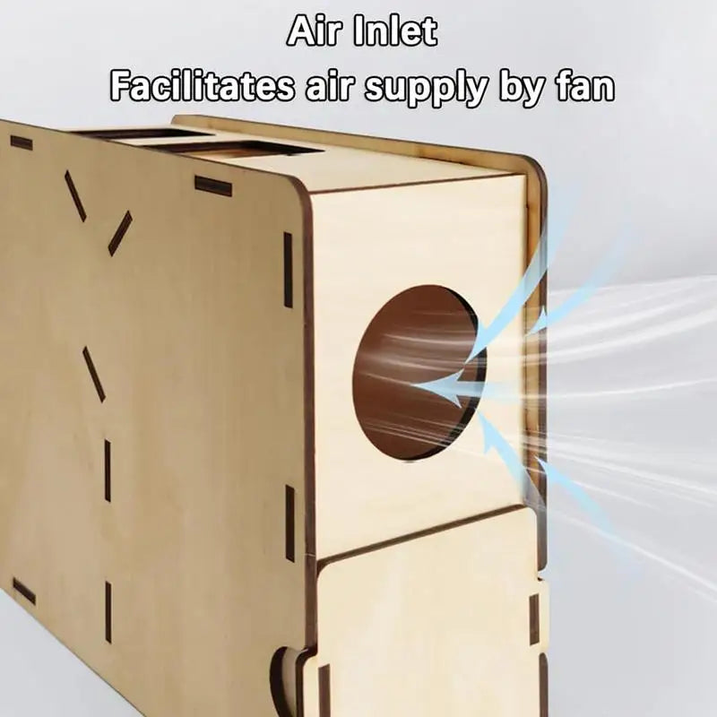 Birds Feed Wind Sheller Wooden Grain Splitter Machine Shell Separator Machine Chaff Blowing Machine Practical Bird Food Skin