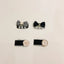 Elegant Black Chihuahua Dog Accessories Pearl Floral Party Hairpins for Kittens Long Hair Wear Bow Tie Necklace Pet Products