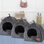 New Triangle Cat Nest New Deep Sleep Comfort In Winter Cat Bed Closed Cat House Pet Nest Safe Pet House Pet Supplies