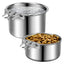 Crate Water Bowl Stainless Steel Dog Crate Hang Water and Food Bowls Feeder Dish for Dogs & Cats for Dry and Wet Foods Pet Cage