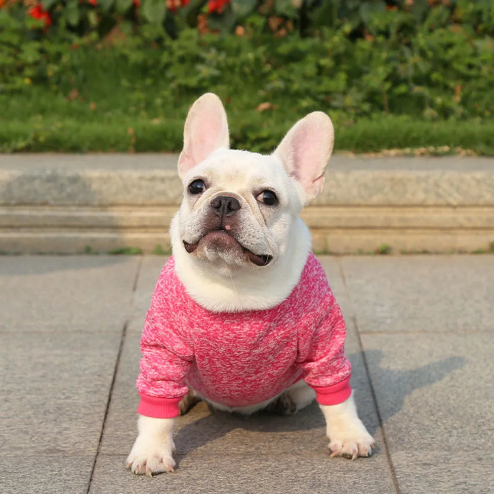 Pet Dog Clothes Knitwear Dog Sweater Soft Thickening Warm Pup Dogs Shirt Winter Puppy Sweater for Dogs Casual Pet Cat Clothing