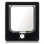 Cat Door with Flap Pet Door, Easy Set-Up, 4 Ways Locking, Weatherproof Safe Cat Doors, Pet Supplies, Window Cabinets