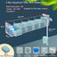 New Fish Tank Waterfall Filter Box Wall Mounted Built-in Silent Circulating Water Purifier For Aquarium Tank Box With Water Pump