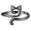 Adjustable Crochet Tension Cute Cat Ring, Beginner Knitting Crochet Hook Ring, Yarn Guide Finger Holders Thimbles Winder Tools