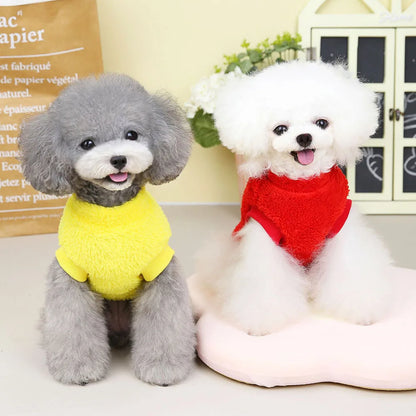 Pet Dog Sweater Fleece Winter Warm Soft Dog Clothes Comfort Puppy Clothing For Small Dogs Chihuahua Cat Hoodie Pet Accessories