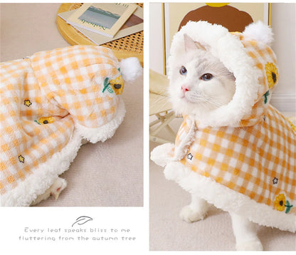 Sphynx Cat Sleeping Bag Cloak Winter Warm Pet Mat Blanket for Cats Gotas Kitten Sleeping Quilts mascotas Accessories Hood Pajama
