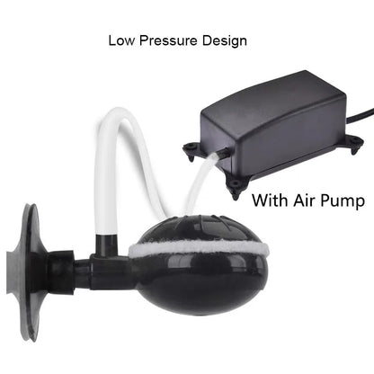 1/2Pcs Plastic Aquarium Air Stone Pond Fish Tank Pump Aerator Aeration Hydroponic Oxygen Air stone Accessories with Suction Cups