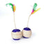 1Pc Cat Toy Sisal Scratching Ball  Pet Cat Supplies Feather Toy  Cat Toys Interactive Training Interactive Toy for Kitten