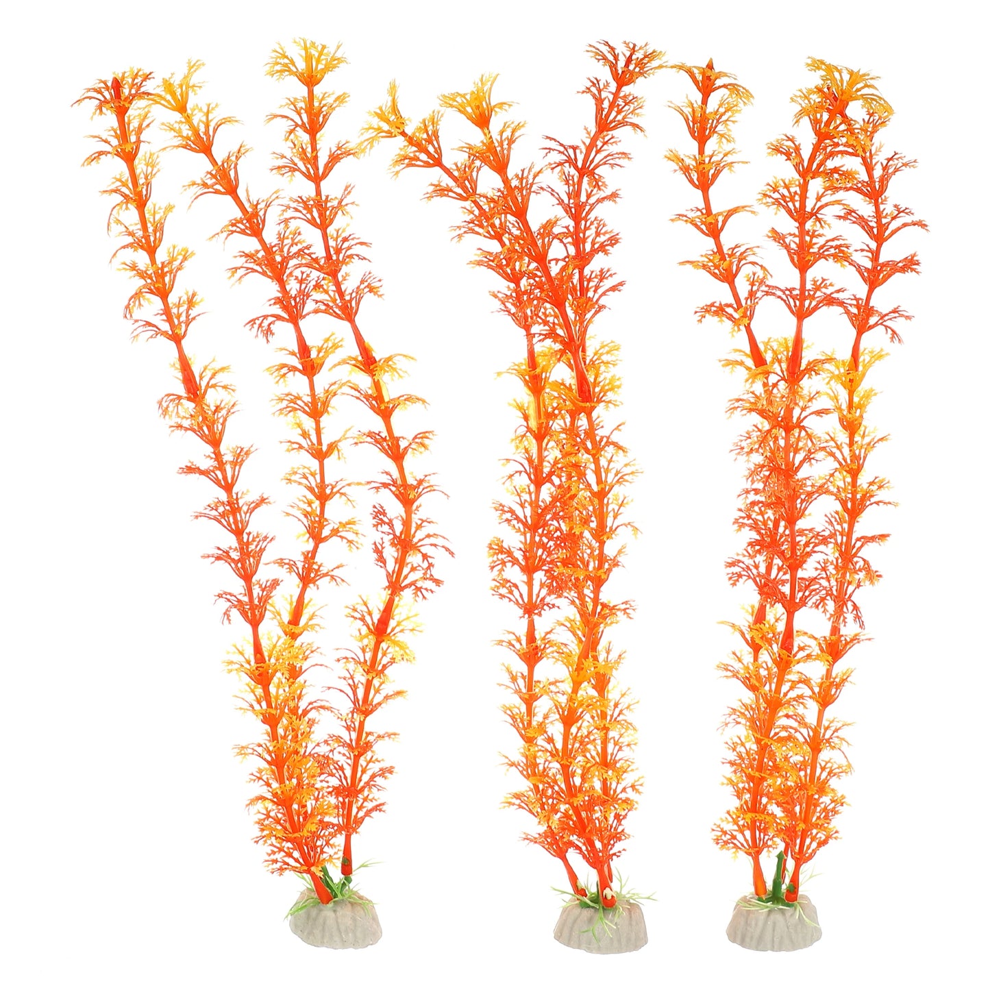 UXCELL 3/4/5/6/8/9 Pcs Artificial Aquarium Plants Grass Water Weeds Ornament Fish Tank Plant Flower Grass Decor Accessories