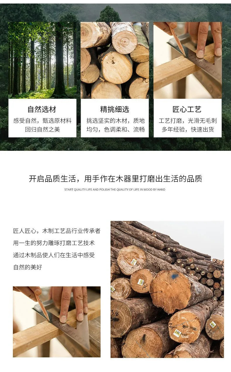 Outdoor rain and sun protection Solid wood dog house Dog house Preservative wood Pet nest Universal warm cat kennel Kennel