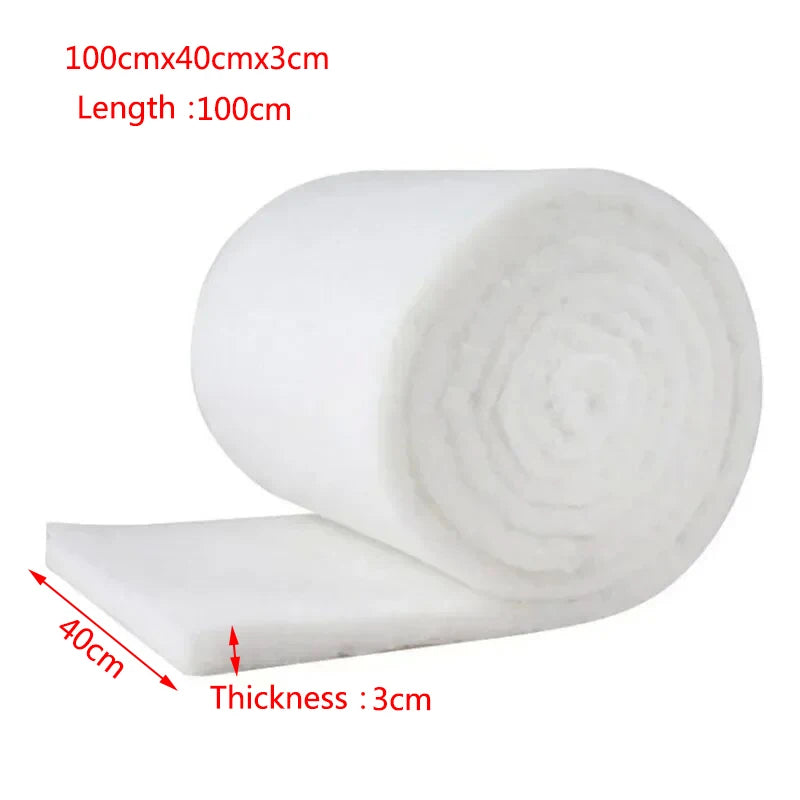 Aquarium Filter Super Thick Biochemical Filter Cotton Sponge for Aquarium Fish Tank Bio Cotton Foam Skimmer 50x12x3cm 100x12x3cm