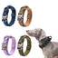 Large Dog Tactical Collar, Soft Padded Adjustable Heavy Duty Military Dog Collar with Control Handle for Medium Large Dogs